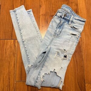 American Eagle Super Hi-Rise Jegging size 000